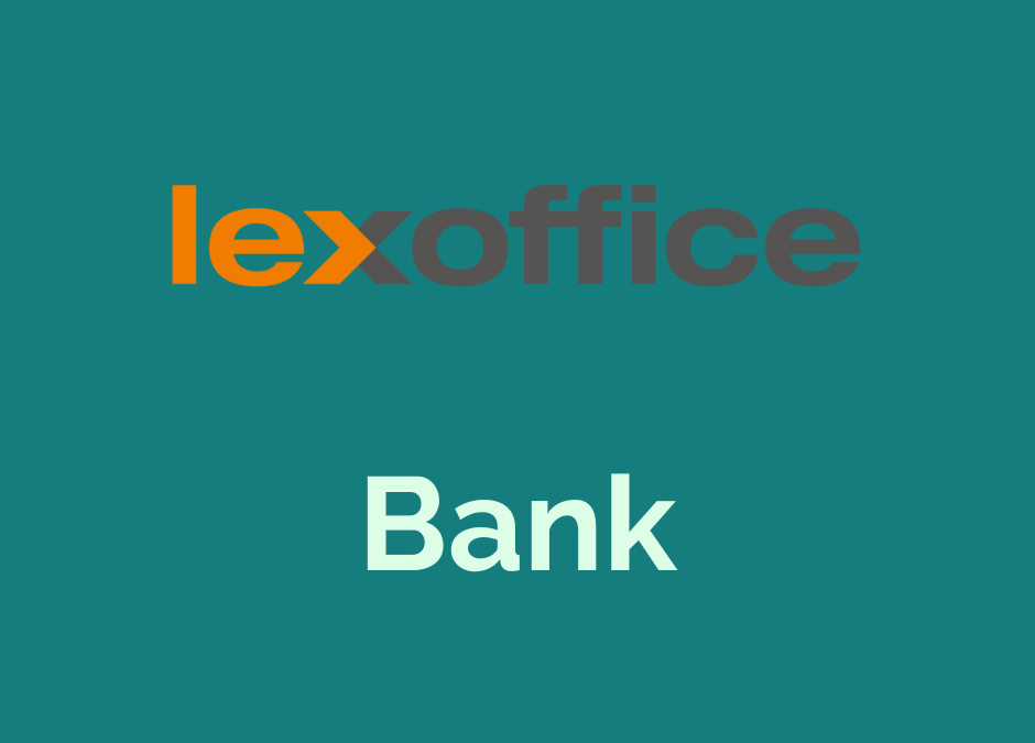 lexoffice – Bank